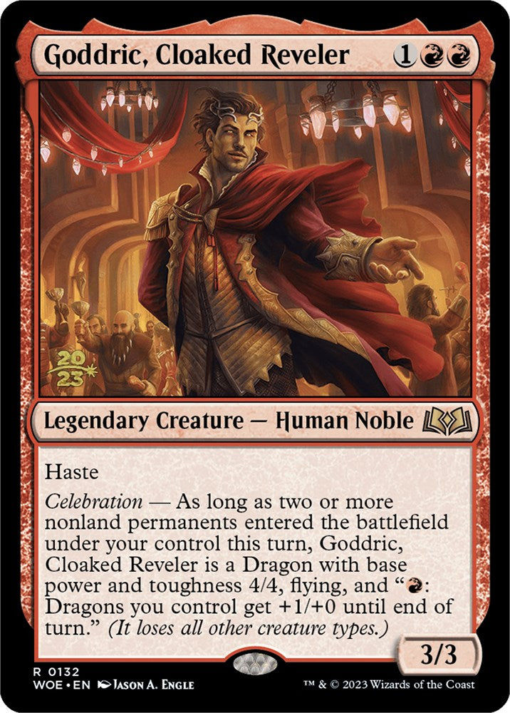 Goddric, Cloaked Reveler [Wilds of Eldraine Prerelease Promos] | Event Horizon Hobbies CA