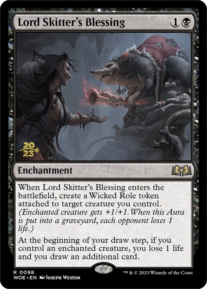 Lord Skitter's Blessing [Wilds of Eldraine Prerelease Promos] | Event Horizon Hobbies CA