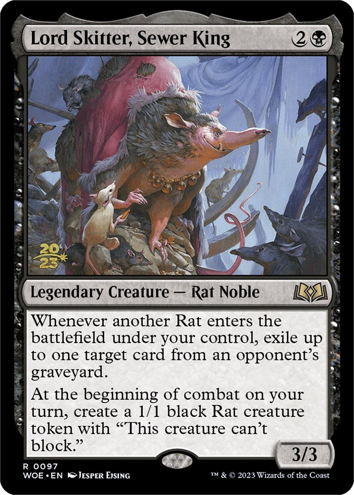 Lord Skitter, Sewer King [Wilds of Eldraine Prerelease Promos] | Event Horizon Hobbies CA