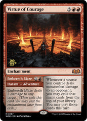 Virtue of Courage // Embereth Blaze [Wilds of Eldraine Prerelease Promos] | Event Horizon Hobbies CA