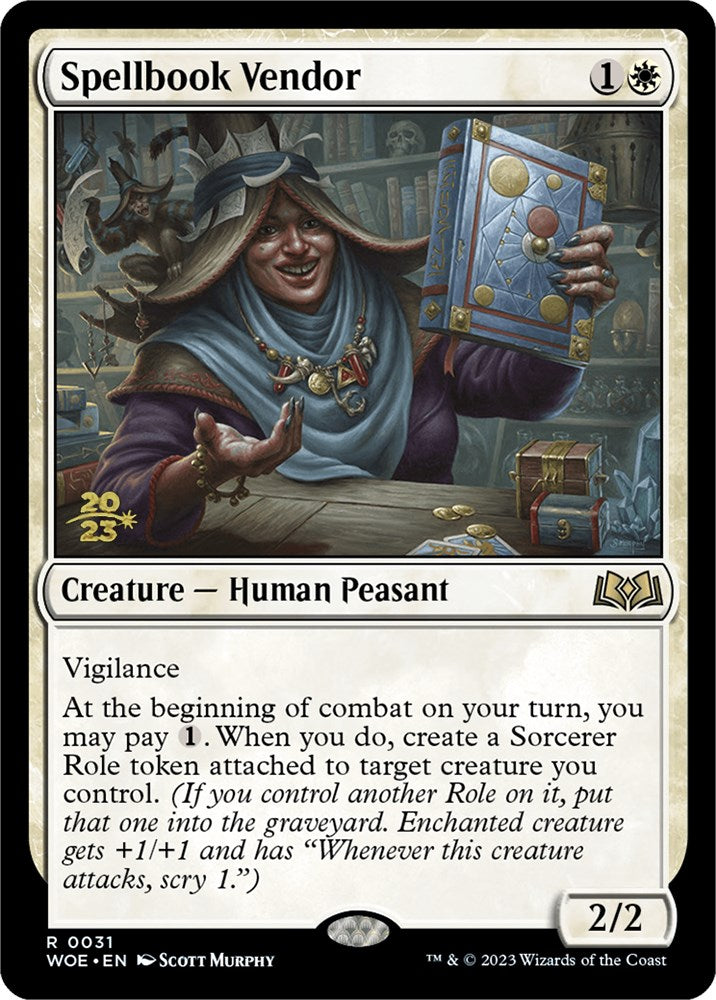 Spellbook Vendor [Wilds of Eldraine Prerelease Promos] | Event Horizon Hobbies CA