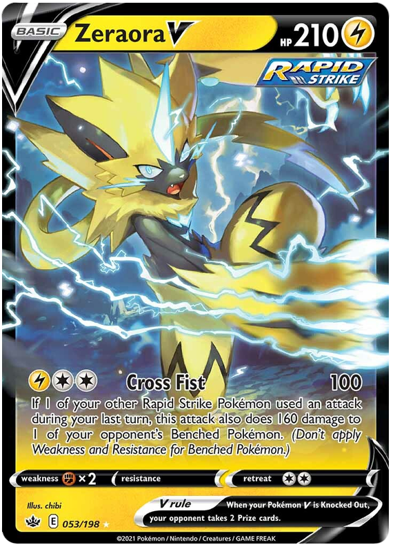 Zeraora V (053/198) [Sword & Shield: Chilling Reign] | Event Horizon Hobbies CA