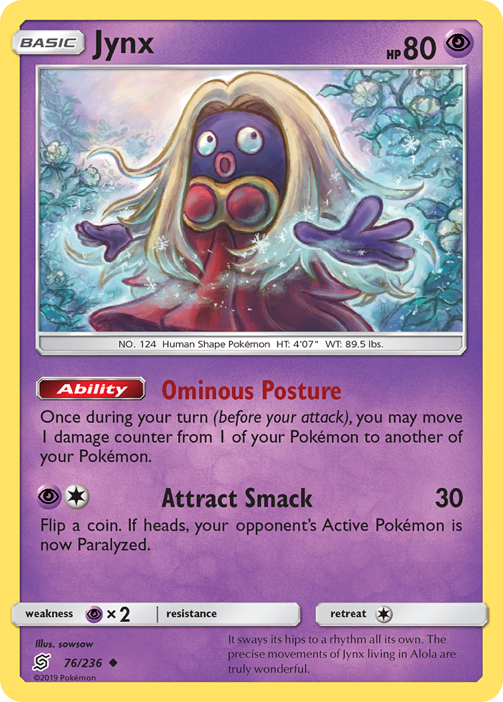 Jynx (76/236) [Sun & Moon: Unified Minds] | Event Horizon Hobbies CA