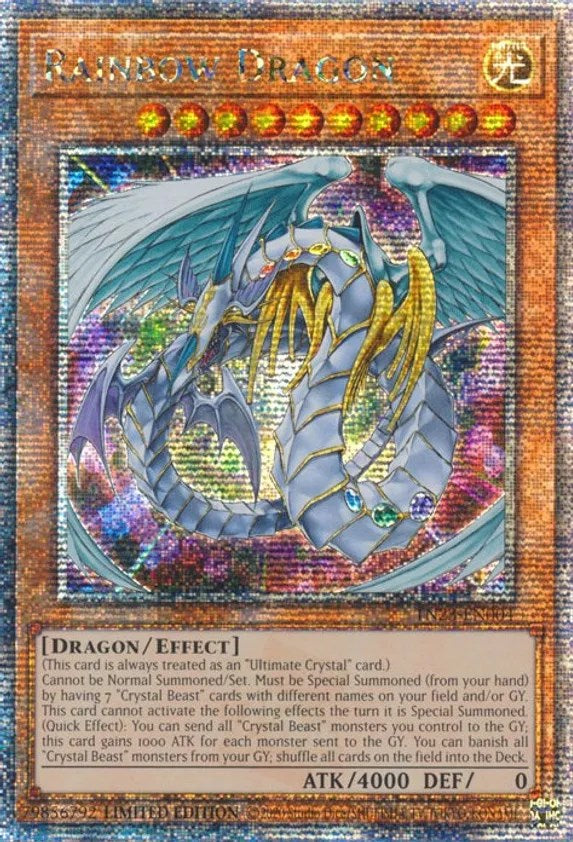 Rainbow Dragon [TN23-EN004] Quarter Century Secret Rare | Event Horizon Hobbies CA