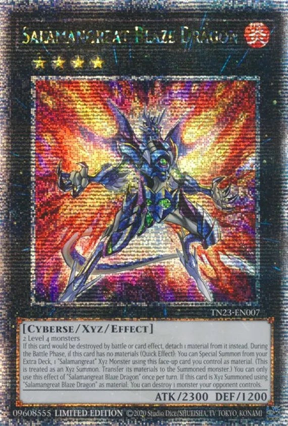 Salamangreat Blaze Dragon [TN23-EN007] Quarter Century Secret Rare | Event Horizon Hobbies CA