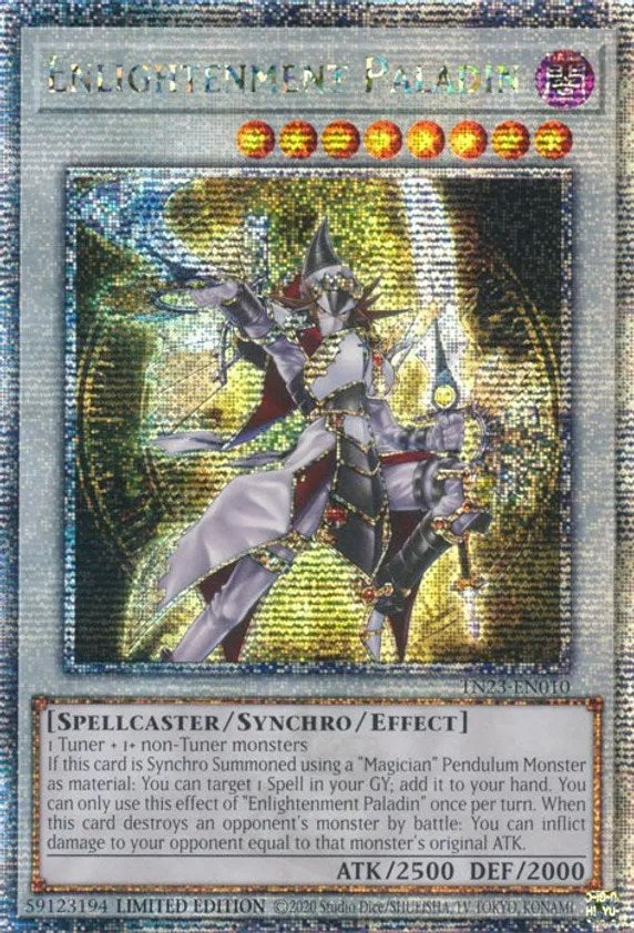 Enlightenment Paladin [TN23-EN010] Quarter Century Secret Rare | Event Horizon Hobbies CA