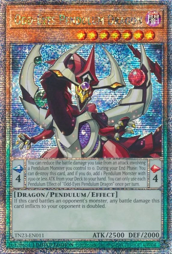 Odd-Eyes Pendulum Dragon [TN23-EN011] Quarter Century Secret Rare | Event Horizon Hobbies CA