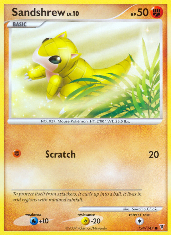 Sandshrew (124/147) [Platinum: Supreme Victors] | Event Horizon Hobbies CA