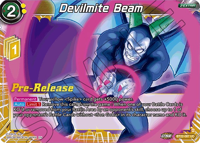 Devilmite Beam (BT22-087) [Critical Blow Prerelease Promos] | Event Horizon Hobbies CA