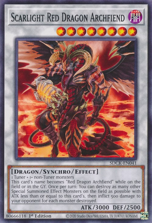 Scarlight Red Dragon Archfiend [SDCK-EN041] Common | Event Horizon Hobbies CA