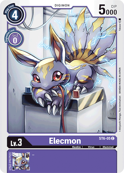 Elecmon [ST6-05] [Starter Deck: Venomous Violet] | Event Horizon Hobbies CA