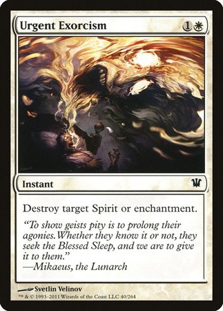 Urgent Exorcism [Innistrad] | Event Horizon Hobbies CA