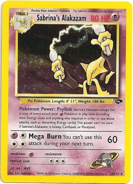 Sabrina's Alakazam (16/132) [Gym Challenge Unlimited] | Event Horizon Hobbies CA