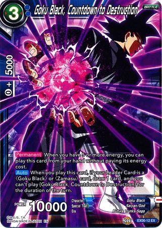 Goku Black, Countdown to Destruction (EX06-12) [Special Anniversary Set] | Event Horizon Hobbies CA