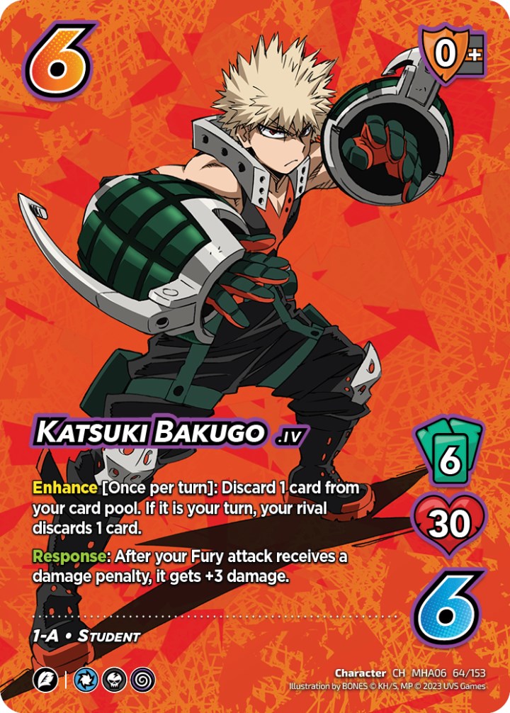 Katsuki Bakugo (64/153) [Jet Burn] | Event Horizon Hobbies CA