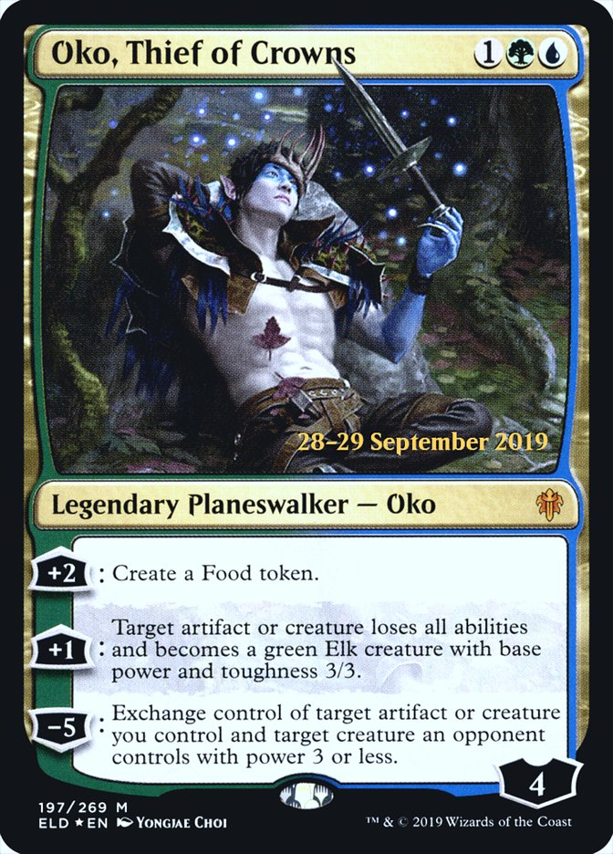 Oko, Thief of Crowns  [Throne of Eldraine Prerelease Promos] | Event Horizon Hobbies CA