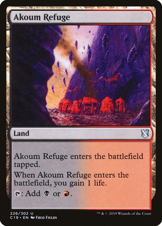 Akoum Refuge [Commander 2019] | Event Horizon Hobbies CA