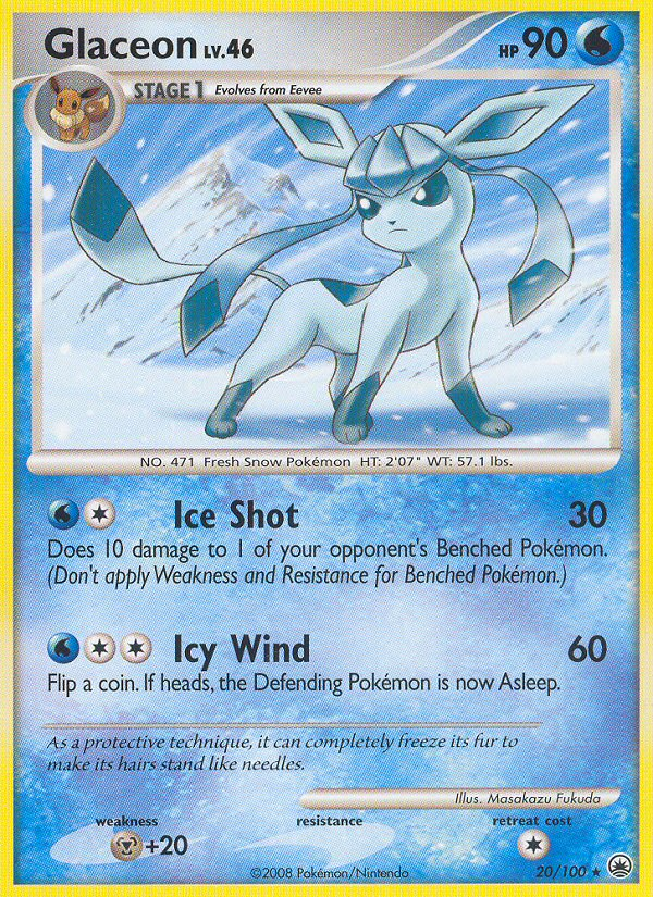 Glaceon (20/100) [Diamond & Pearl: Majestic Dawn] | Event Horizon Hobbies CA