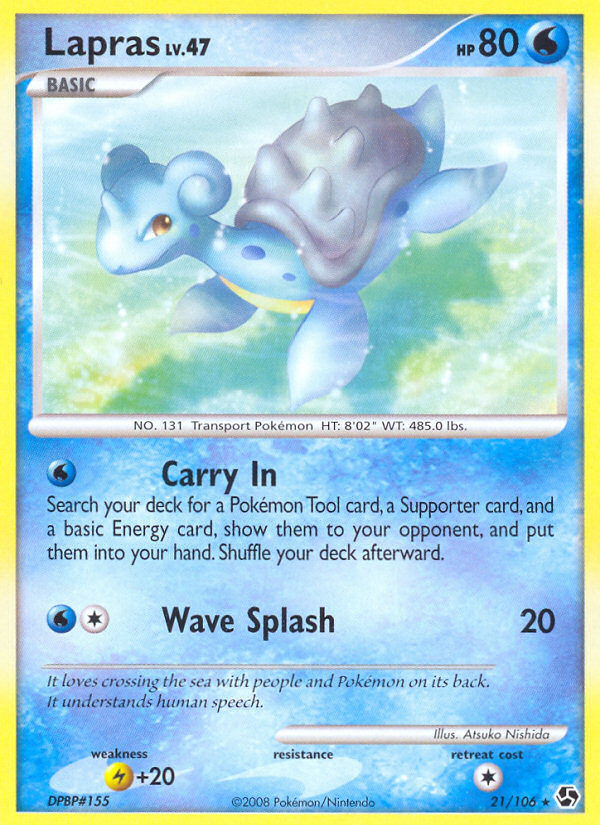 Lapras (21/106) [Diamond & Pearl: Great Encounters] | Event Horizon Hobbies CA