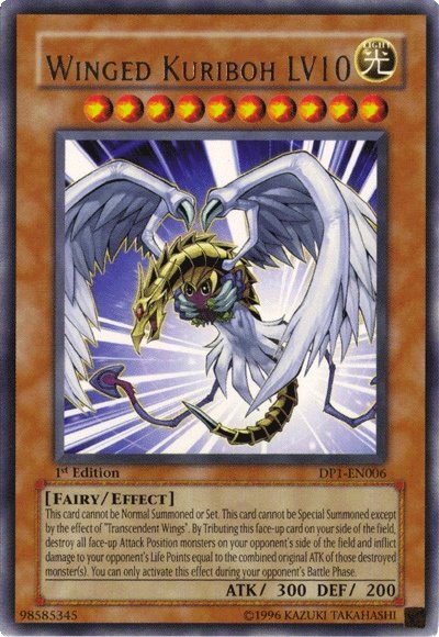 Winged Kuriboh LV10 [DP1-EN006] Rare | Event Horizon Hobbies CA