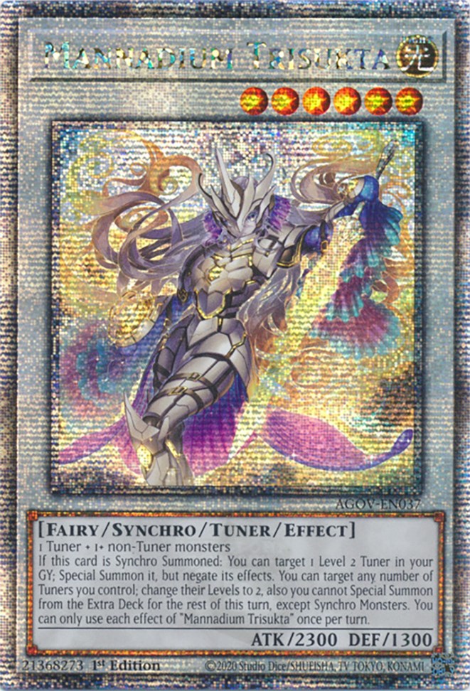 Mannadium Trisukta (Quarter Century Secret Rare) [AGOV-EN037] Quarter Century Secret Rare | Event Horizon Hobbies CA