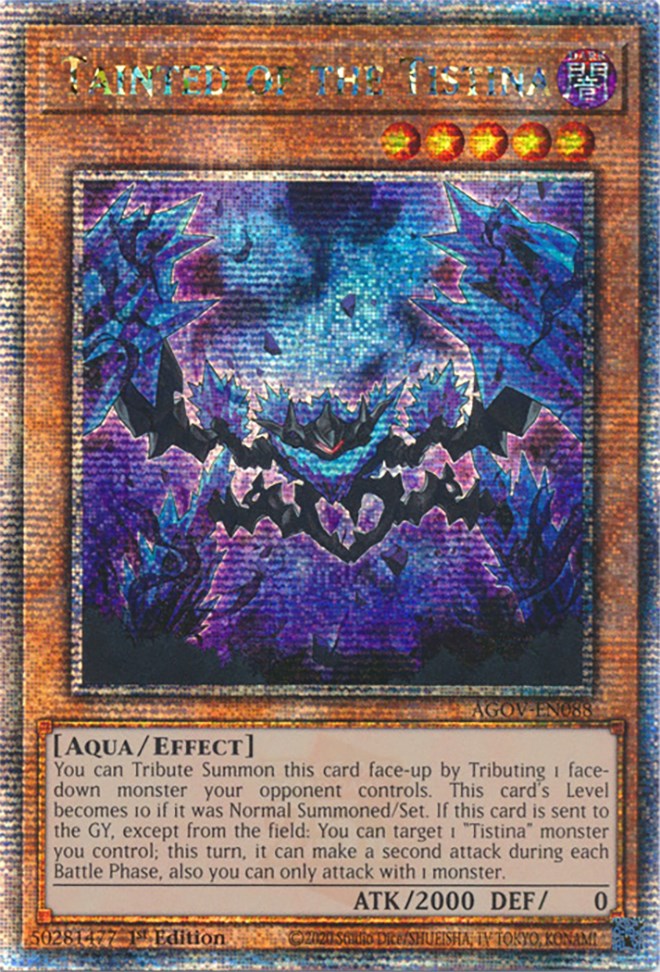 Tainted of the Tistina (Quarter Century Secret Rare) [AGOV-EN088] Quarter Century Secret Rare | Event Horizon Hobbies CA