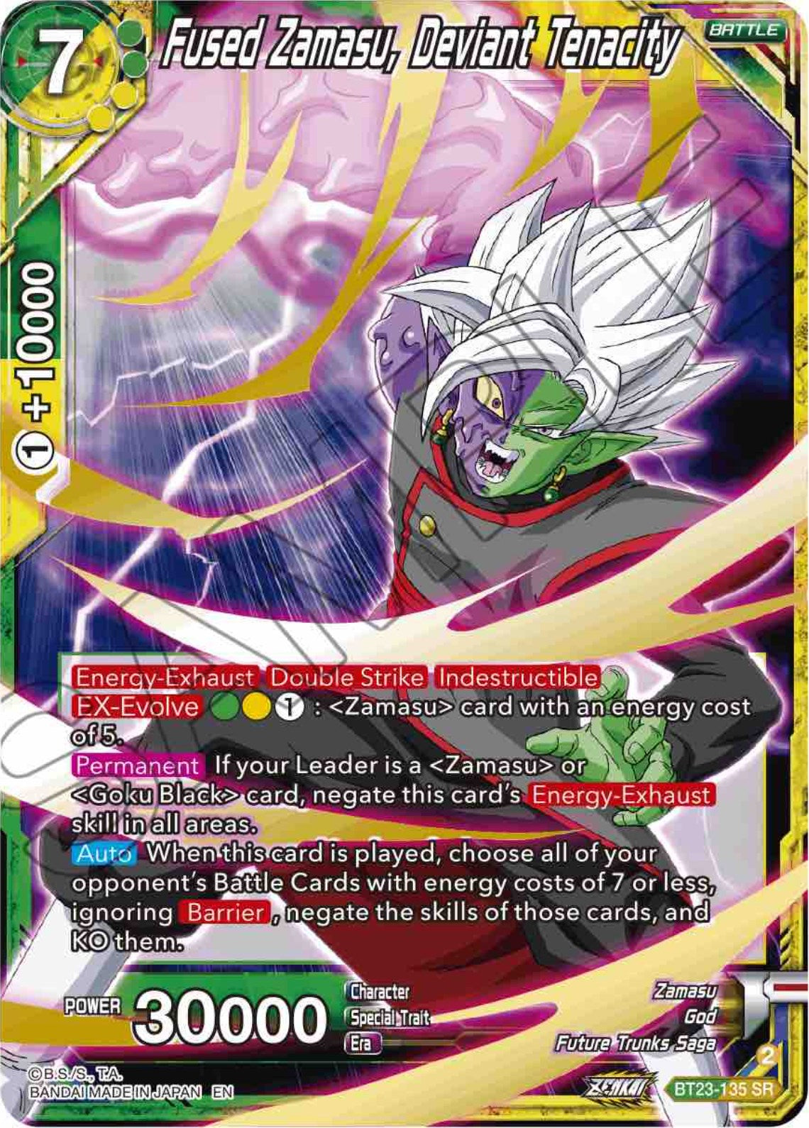 Fused Zamasu, Deviant Tenacity (BT23-135) [Perfect Combination] | Event Horizon Hobbies CA