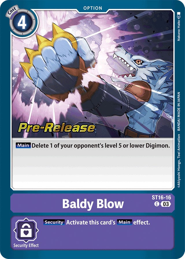 Baldy Blow [ST16-16] [Starter Deck: Wolf of Friendship Pre-Release Cards] | Event Horizon Hobbies CA