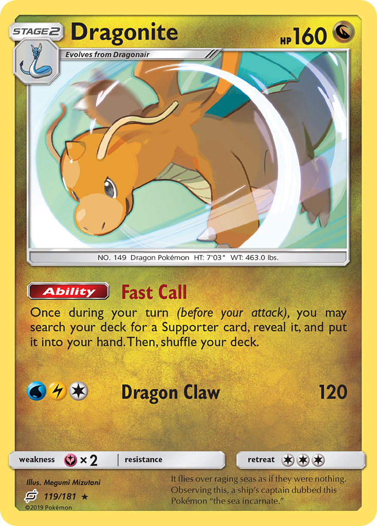 Dragonite (119/181) [Sun & Moon: Team Up] | Event Horizon Hobbies CA