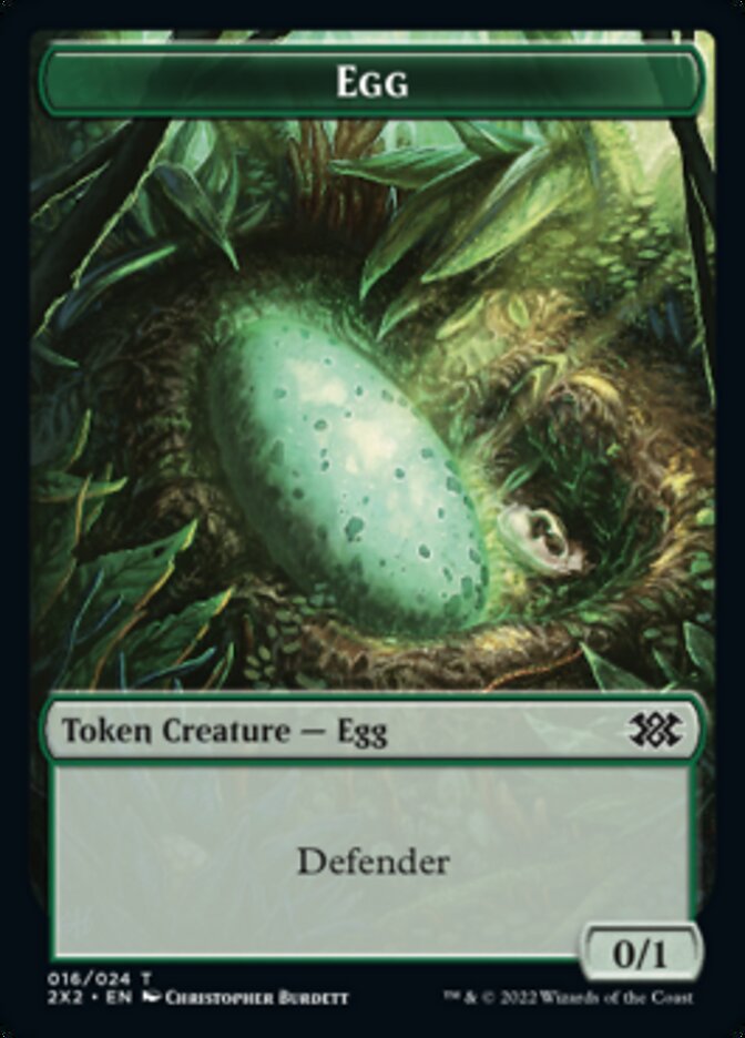 Egg // Eldrazi Scion Double-sided Token [Double Masters 2022 Tokens] | Event Horizon Hobbies CA