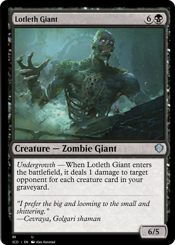 Lotleth Giant [Starter Commander Decks] | Event Horizon Hobbies CA