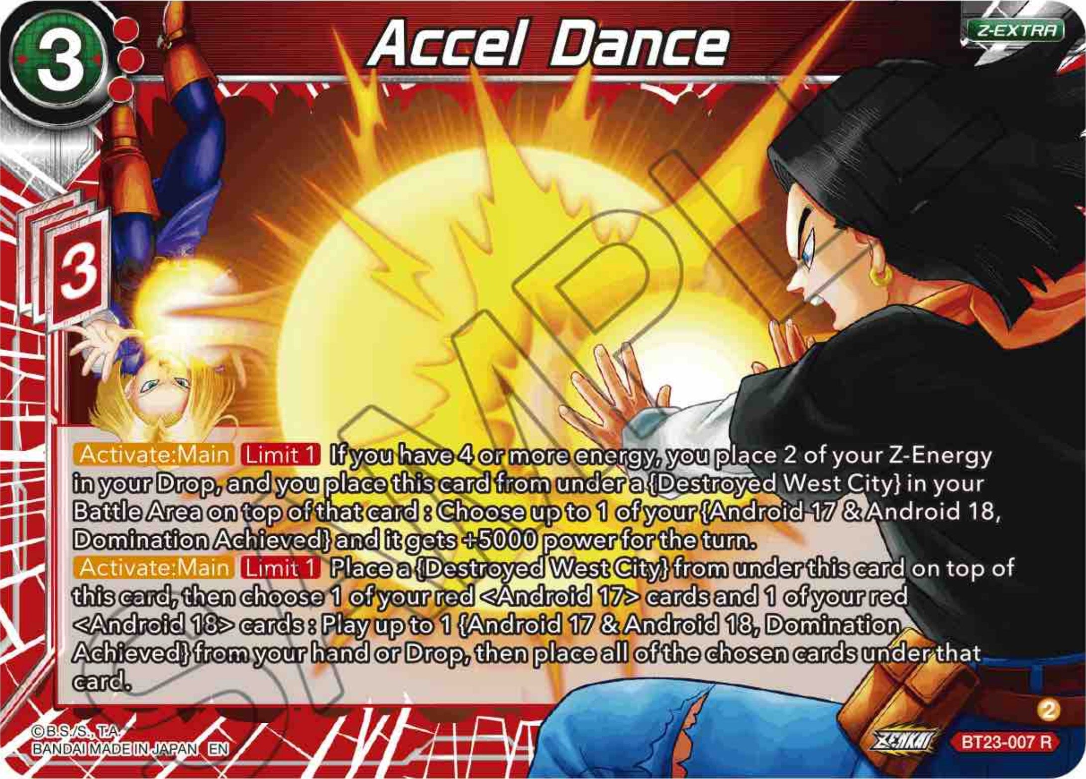 Accel Dance (BT23-007) [Perfect Combination] | Event Horizon Hobbies CA