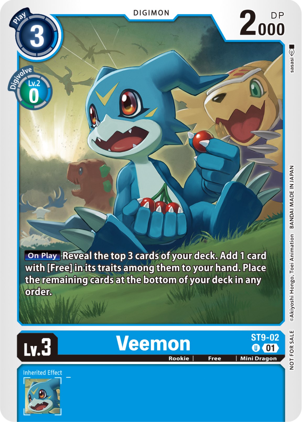 Veemon [ST9-02] (NYCC 2023 Demo Deck) [Starter Deck: Ultimate Ancient Dragon] | Event Horizon Hobbies CA