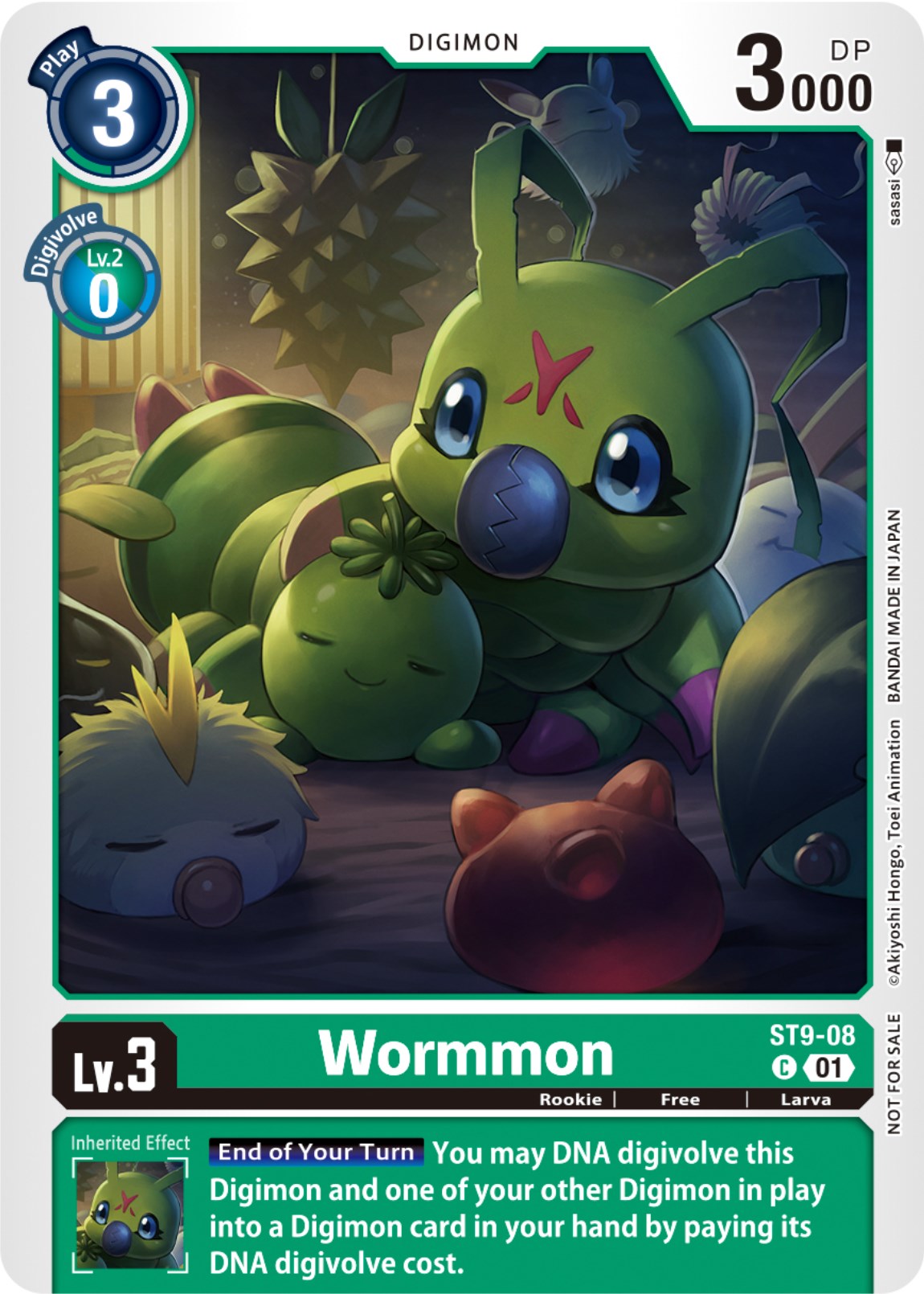 Wormmon [ST9-08] (NYCC 2023 Demo Deck) [Starter Deck: Ultimate Ancient Dragon] | Event Horizon Hobbies CA