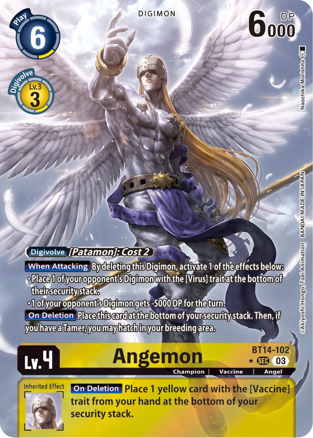Angemon [BT14-102] (Alternate Art) [Blast Ace] | Event Horizon Hobbies CA