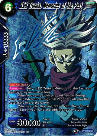 SS2 Trunks, Memories of the Past (SPR Signature) (BT7-030) [Assault of the Saiyans] | Event Horizon Hobbies CA