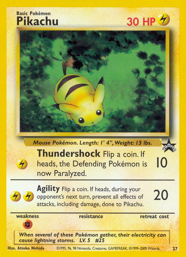 Pikachu (27) [Wizards of the Coast: Black Star Promos] | Event Horizon Hobbies CA