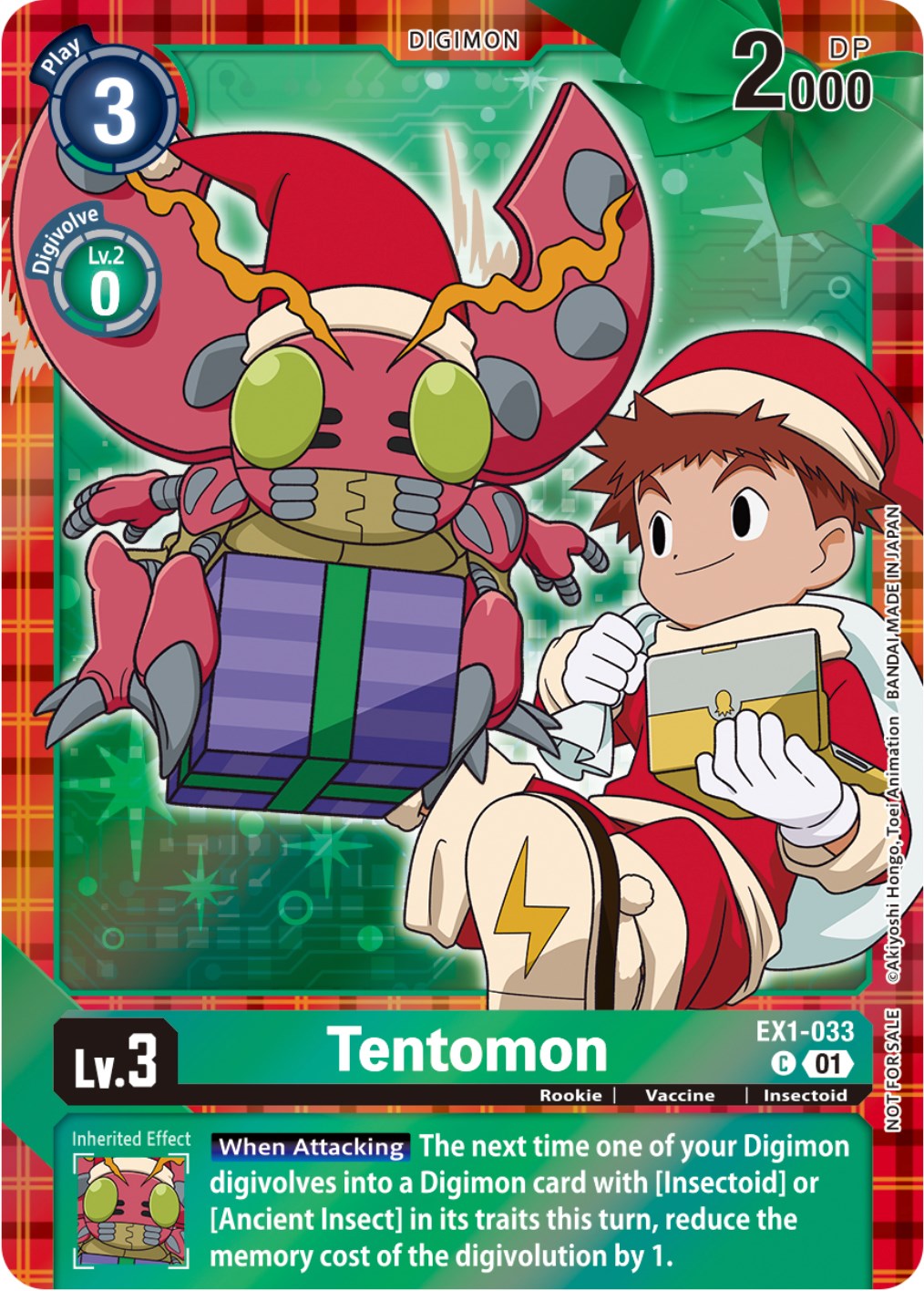 Tentomon [EX1-033] (Winter Holiday 2023) [Classic Collection] | Event Horizon Hobbies CA