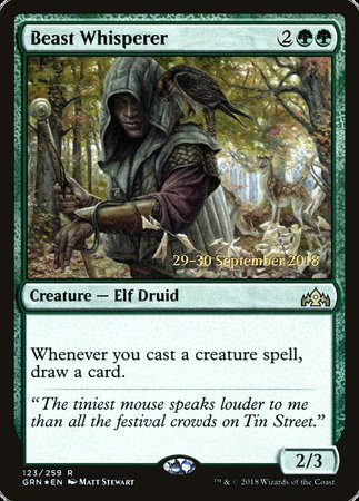 Beast Whisperer [Guilds of Ravnica Promos] | Event Horizon Hobbies CA