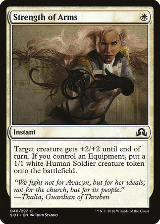 Strength of Arms [Shadows over Innistrad] | Event Horizon Hobbies CA