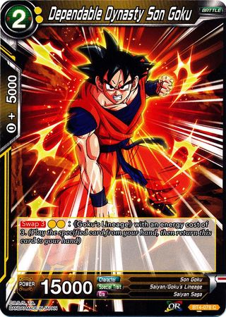 Dependable Dynasty Son Goku (BT4-078) [Colossal Warfare] | Event Horizon Hobbies CA