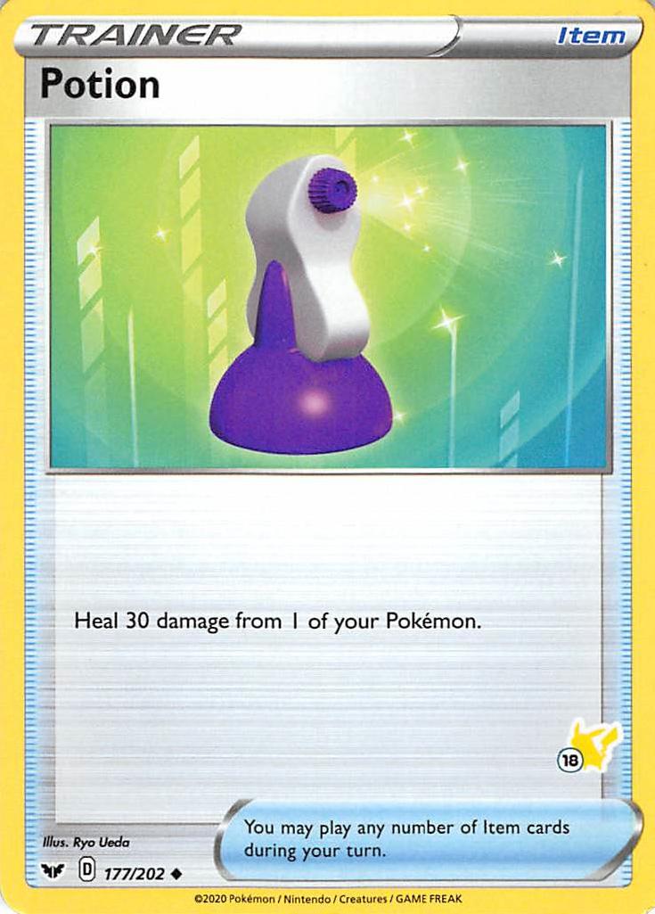 Potion (177/202) (Pikachu Stamp #18) [Battle Academy 2022] | Event Horizon Hobbies CA