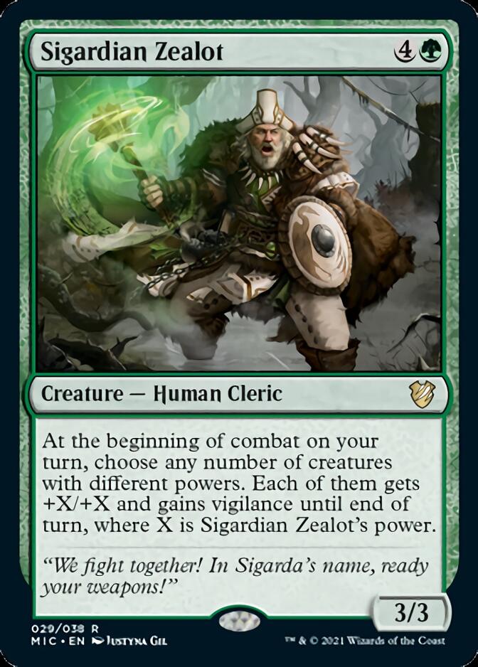 Sigardian Zealot [Innistrad: Midnight Hunt Commander] | Event Horizon Hobbies CA