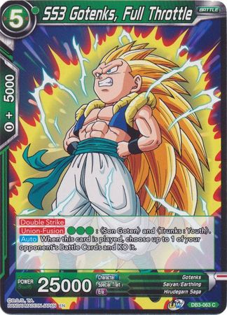 SS3 Gotenks, Full Throttle (DB3-063) [Giant Force] | Event Horizon Hobbies CA