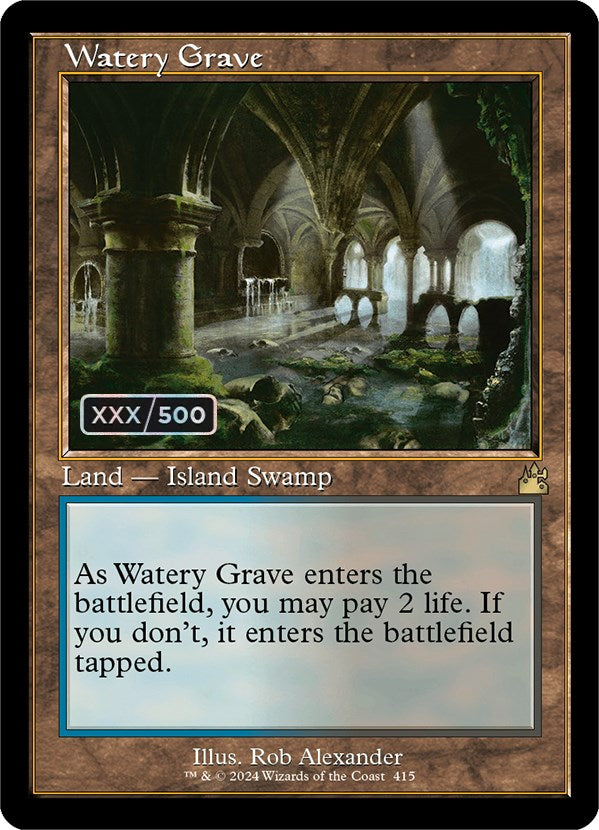 Watery Grave (Retro) (Serialized) [Ravnica Remastered] | Event Horizon Hobbies CA