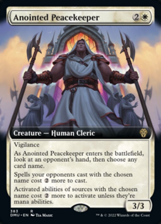 Anointed Peacekeeper (Extended Art) [Dominaria United] | Event Horizon Hobbies CA