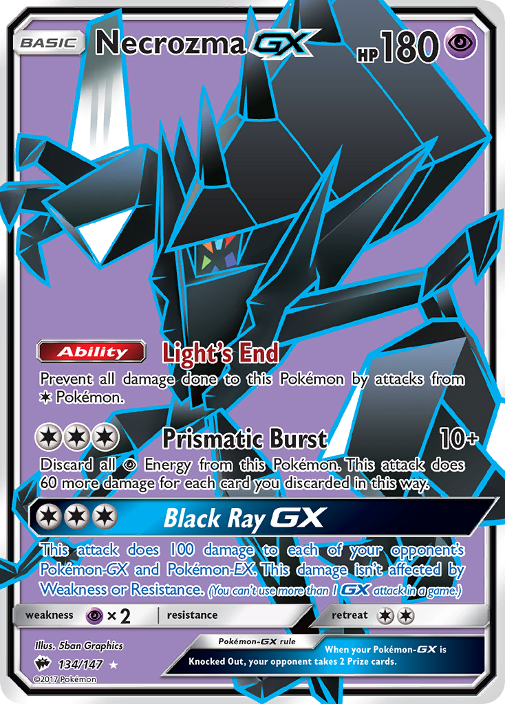 Necrozma GX (134/147) [Sun & Moon: Burning Shadows] | Event Horizon Hobbies CA