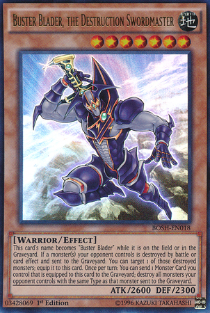 Buster Blader, the Destruction Swordmaster [BOSH-EN018] Ultra Rare | Event Horizon Hobbies CA