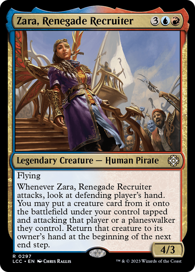 Zara, Renegade Recruiter [The Lost Caverns of Ixalan Commander] | Event Horizon Hobbies CA