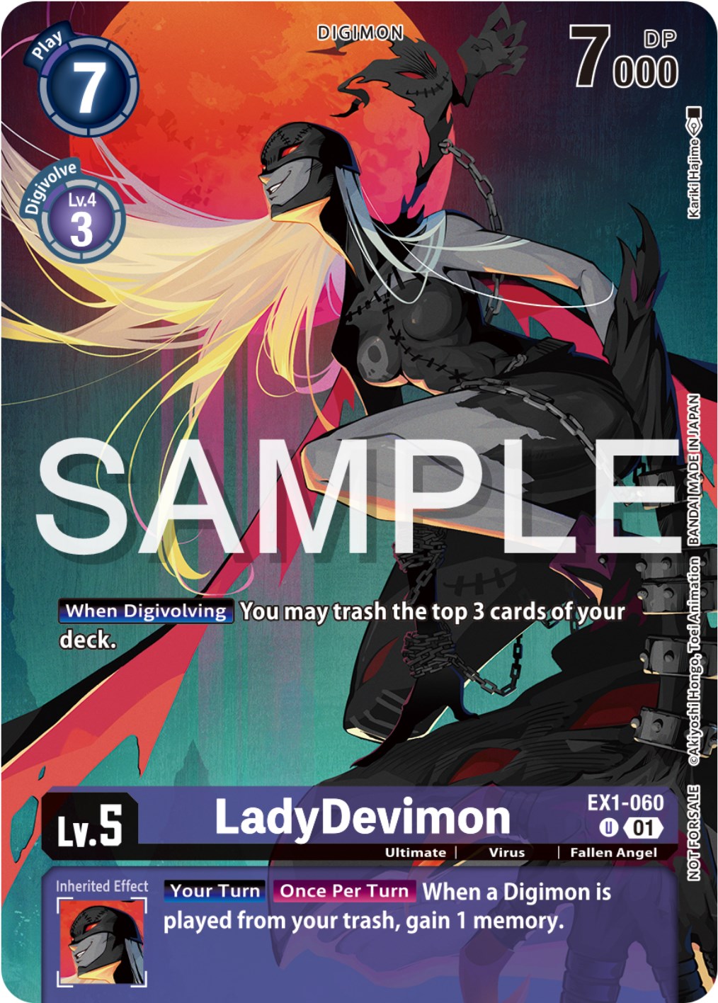 LadyDevimon [EX1-060] (Digimon Illustration Competition Pack 2023) [Classic Collection Promos] | Event Horizon Hobbies CA